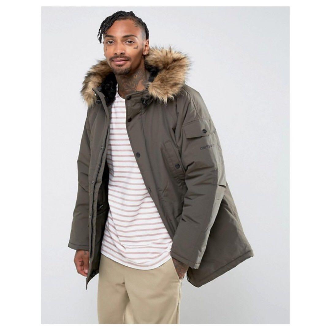 Carhartt WIP Anchorage Parka in Green Carousell