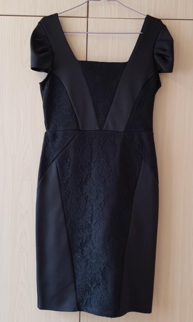 Dorothy perkins black bodycon dress discount