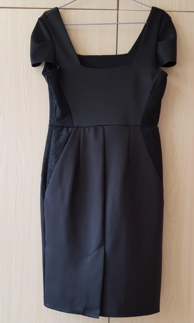Dorothy Perkins Lace BodyCon Dress Black Women s Fashion Dresses Sets Dresses on Carousell