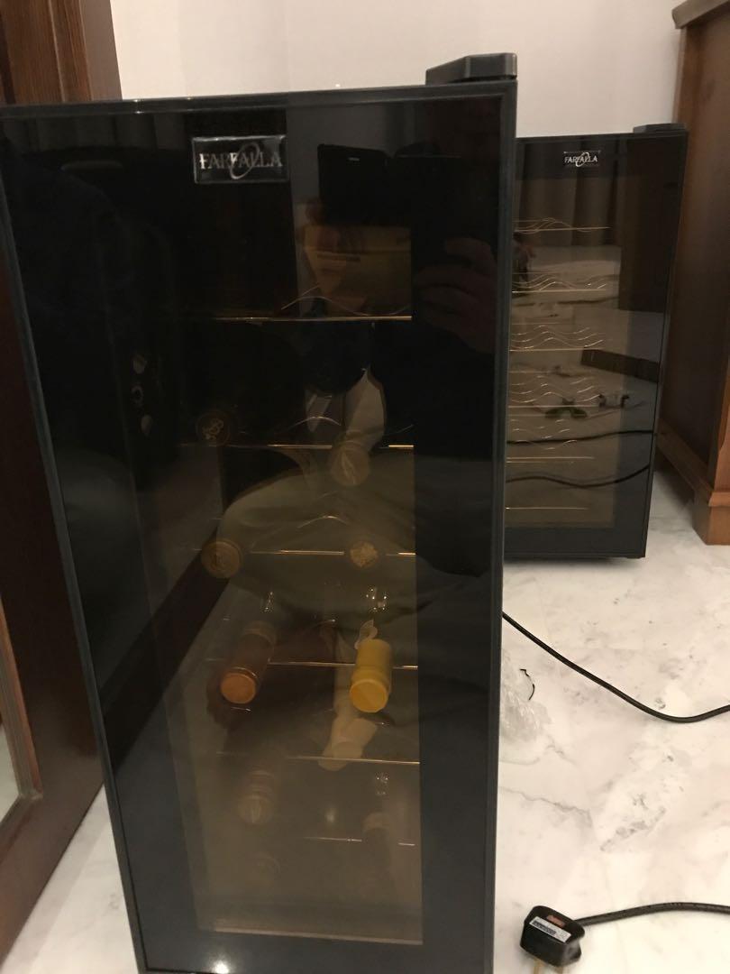 Farfalla 12 bottle Thermoelectric Wine Chiller FWC12TBK, TV & Home