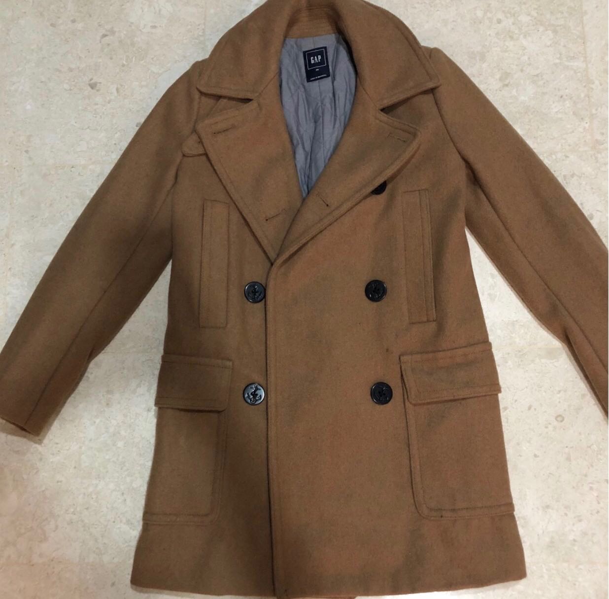 Gap camel 2025 wool coat