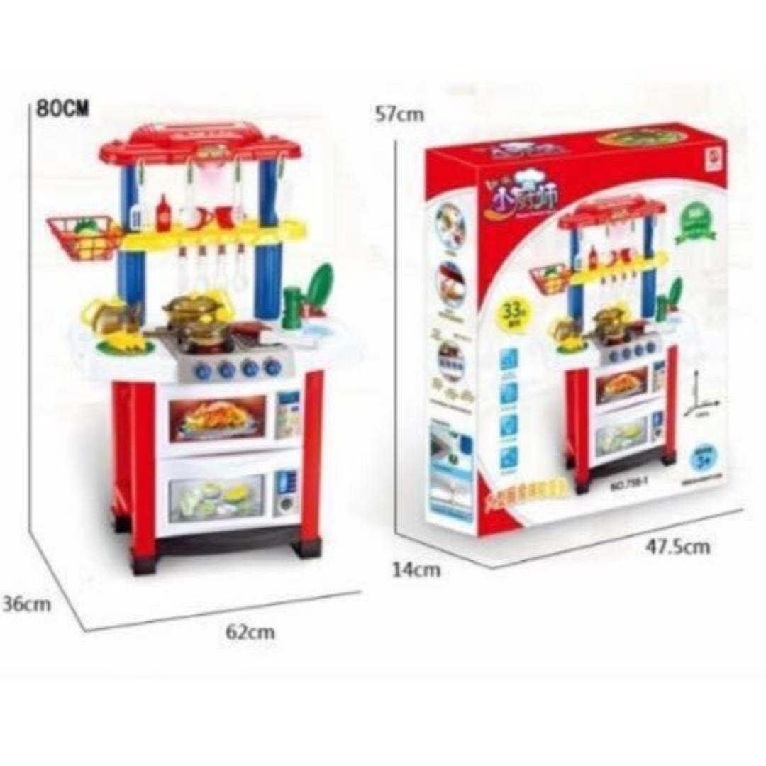 Happy Little Chef Kitchen Play Set Cooking Set Babies Kids