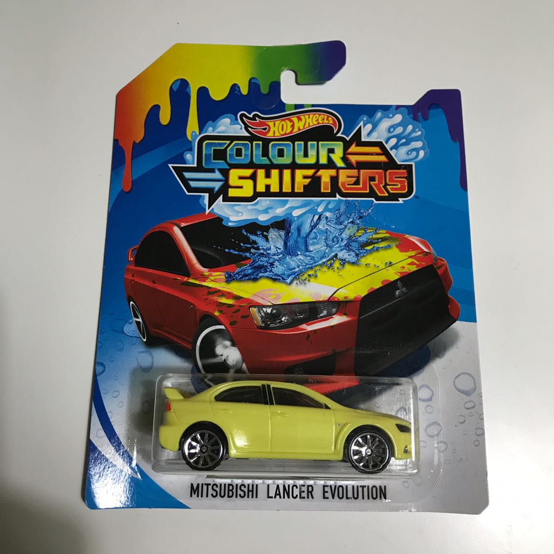 hot wheels color shifters mitsubishi lancer evolution