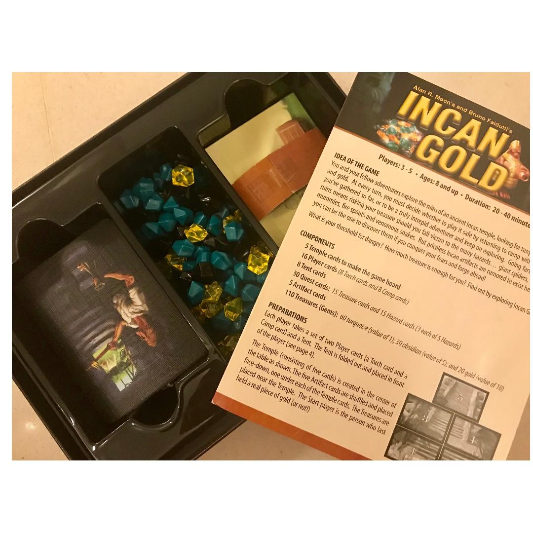 Incan Gold Board Game, Hobbies & Toys, Toys & Games on Carousell