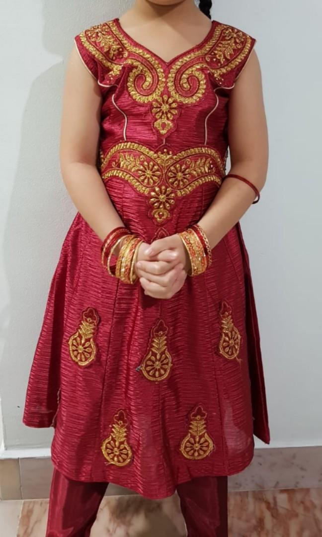 Indian Girl Costume for Deepavali