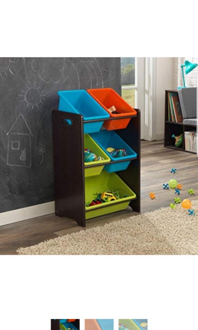 kidkraft 5 bin storage unit