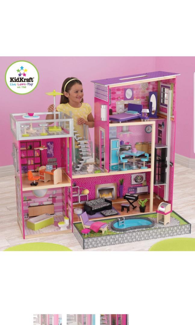 large barbie doll house