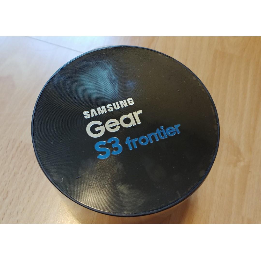 LAST NEW Warranty Samsung Gear S3 Frontier LTE Bluetooth watch SEALED Space Grey