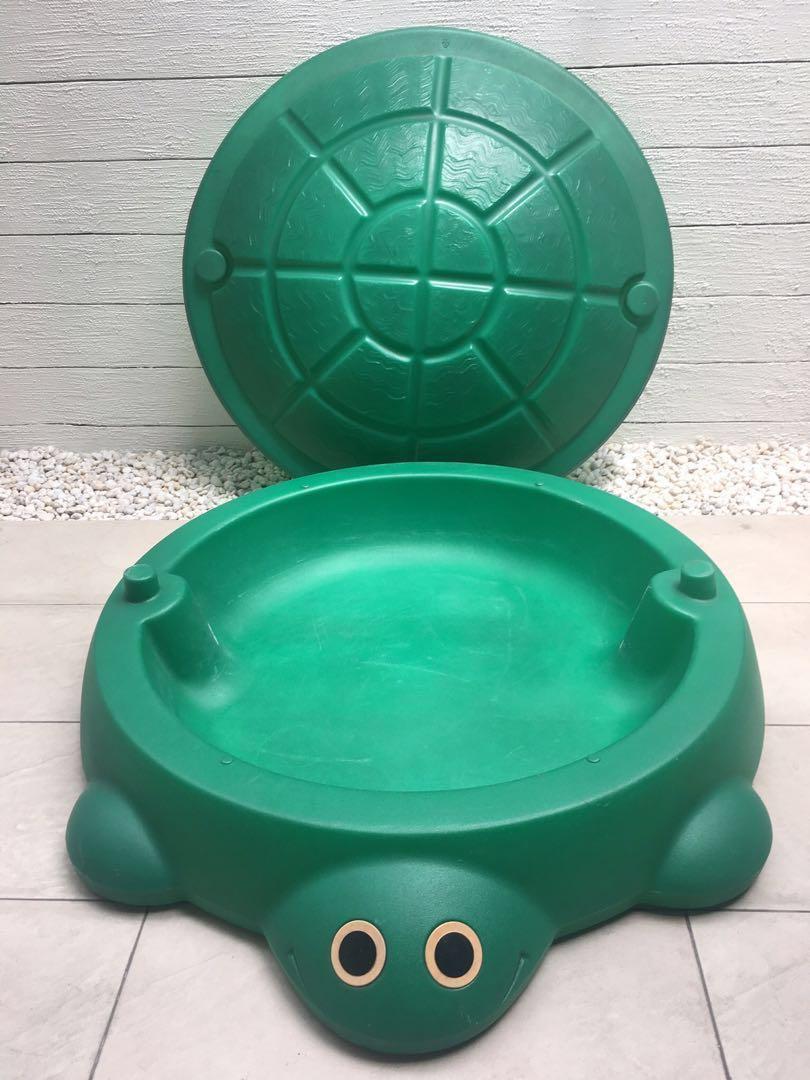 Little tikes top turtle sandbox dimensions