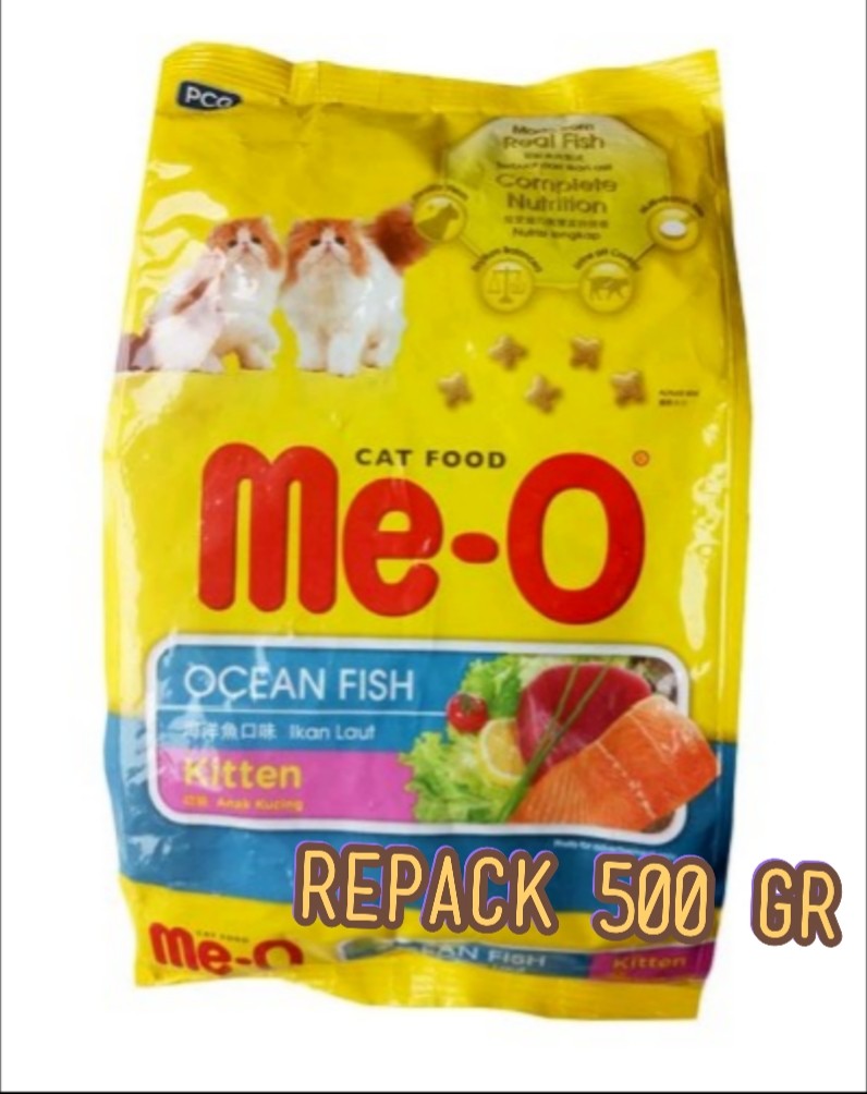 Makanan Kucing Me O Kitten Kemasan Repack 500gr Pet Supplies