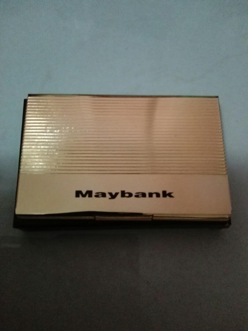 Maybank Gold Name Card Case New Looking For On Carousell Maybank Gold Name Card Case New Looking For On Carousell