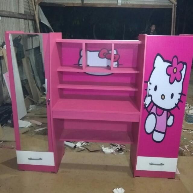 Meja Belajar Lemari Pakaian Anak Perabotan Rumah Di Carousell