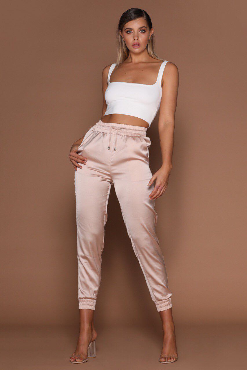 blush joggers