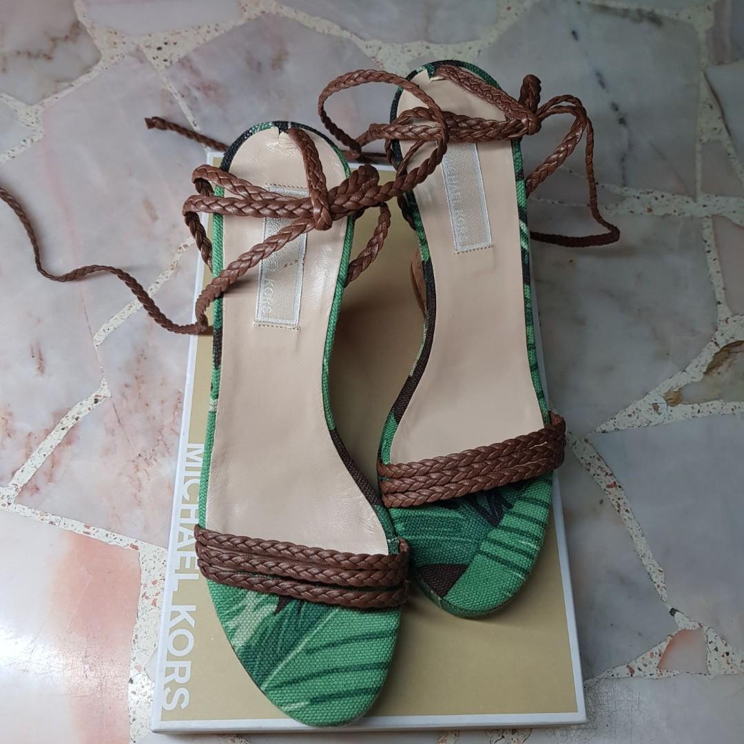 michael kors heels green