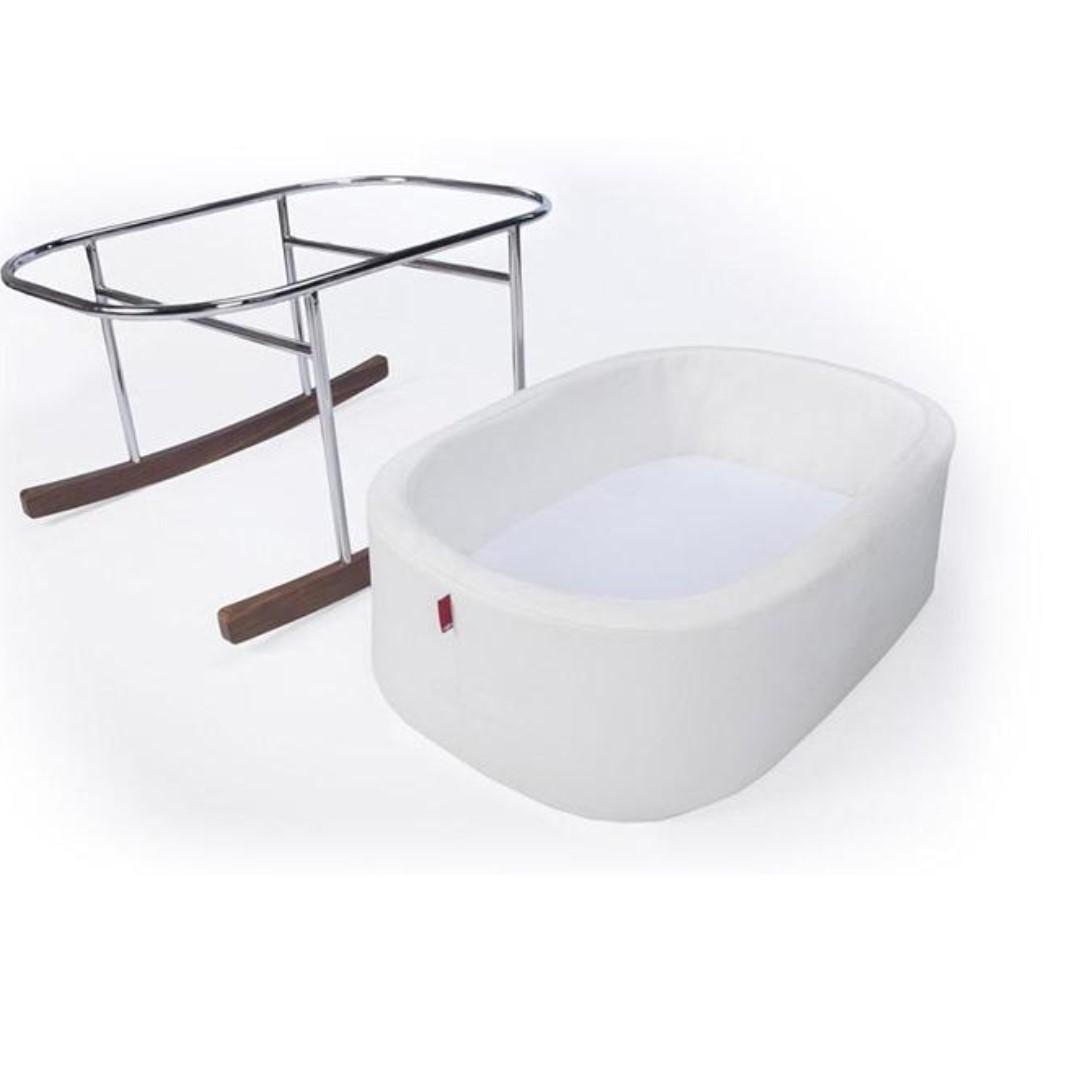 Monte Design Rockwell Bassinet Modern White Basket by Monte Babies Kids Infant Playtime on Carousell