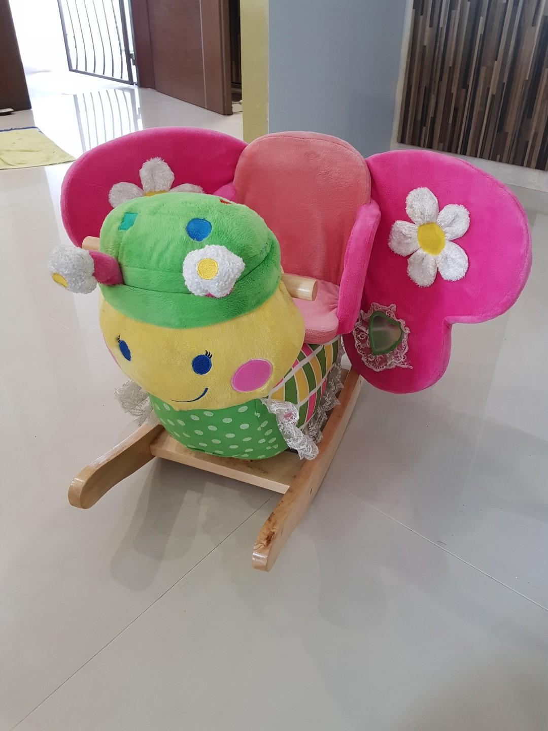 Musical Butterfly Rocker, Babies & Kids, Infant Playtime on Carousell