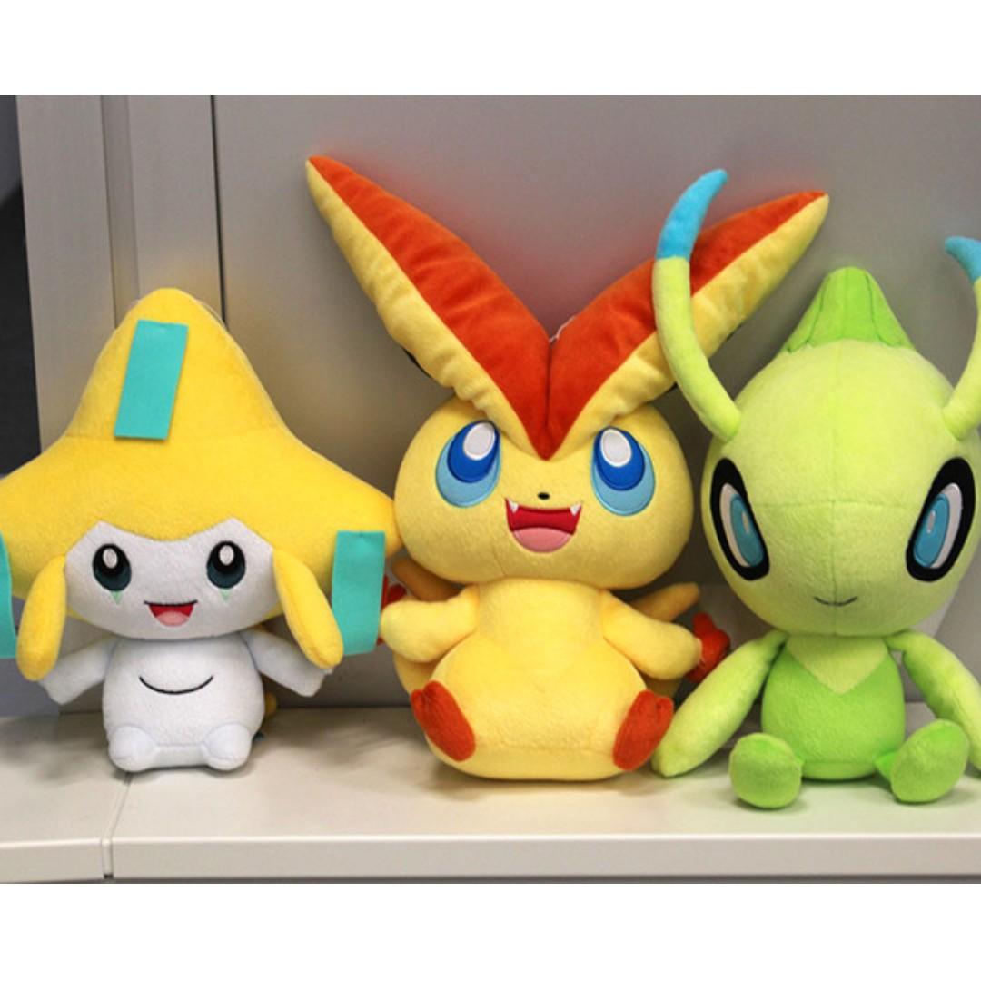 Nov Banpresto Prize Legendary Pokemon Big Size Jirachi Victini Celebi Plush Pre Order Entertainment J Pop On Carousell