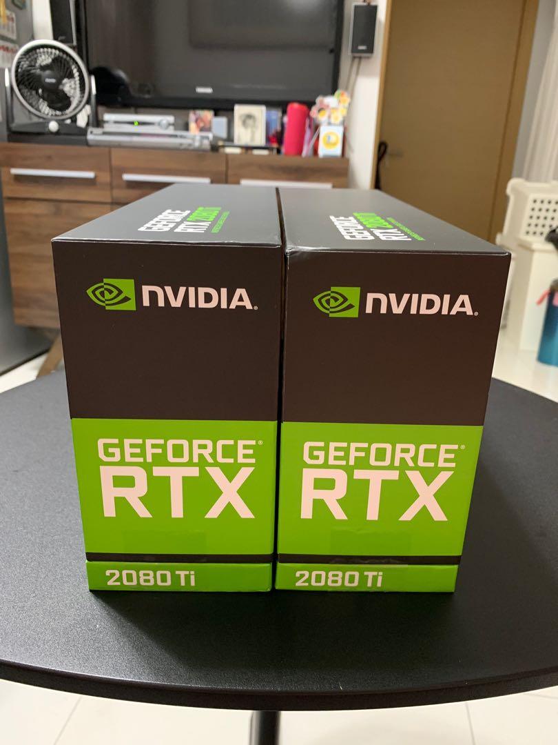 Nvidia Geforce Rtx 2080 Ti Founders Edition Bnib Electronics Computer Parts Accessories On Carousell