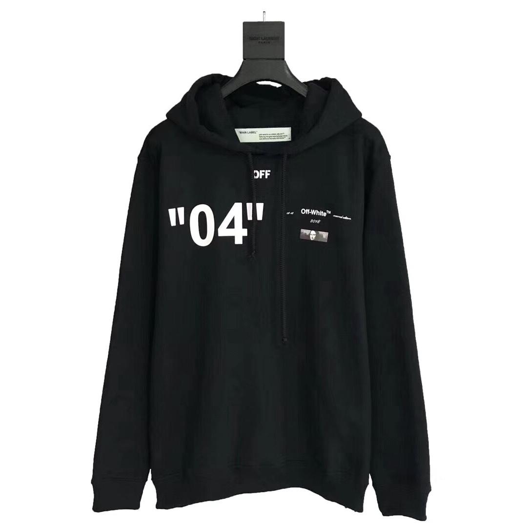 Off White Ow 04 For All Mona Lisa Hoodie Men S Fashion Clothes Tops On Carousell