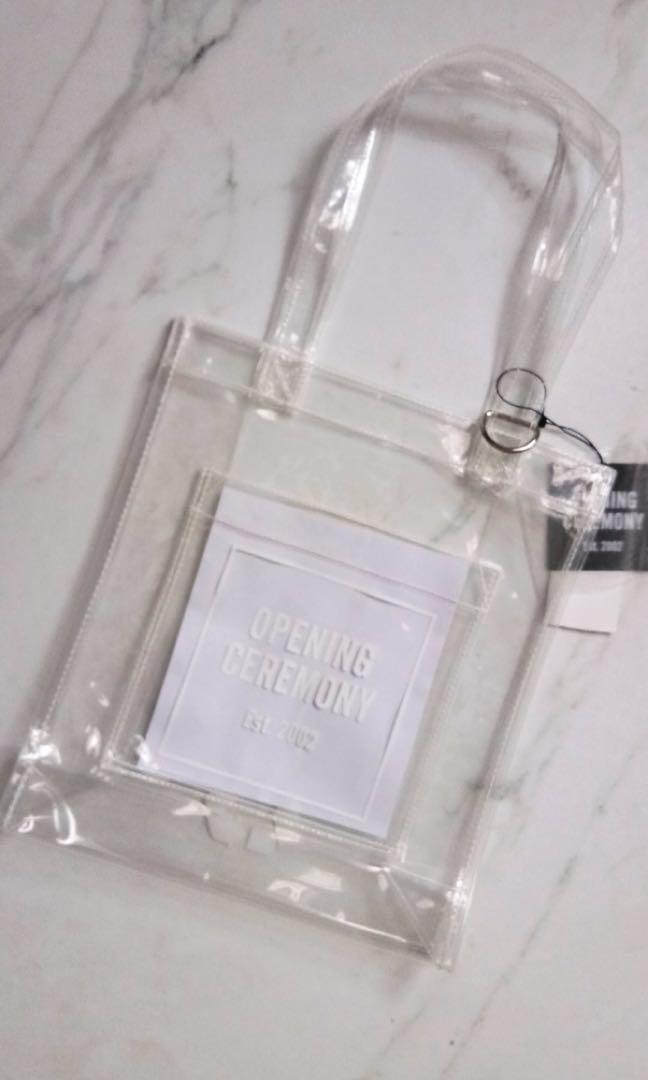 opening ceremony transparent bag