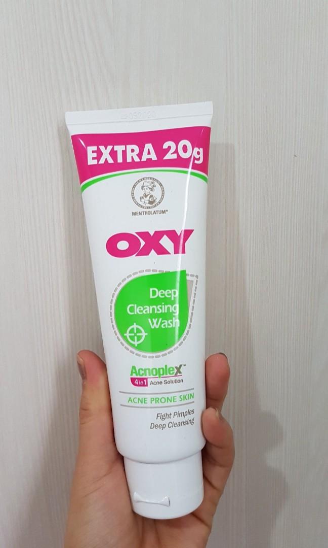 Oxy Deep Cleansing Wash 100 20g Everything18 Health Beauty Skin Bath Body On Carousell