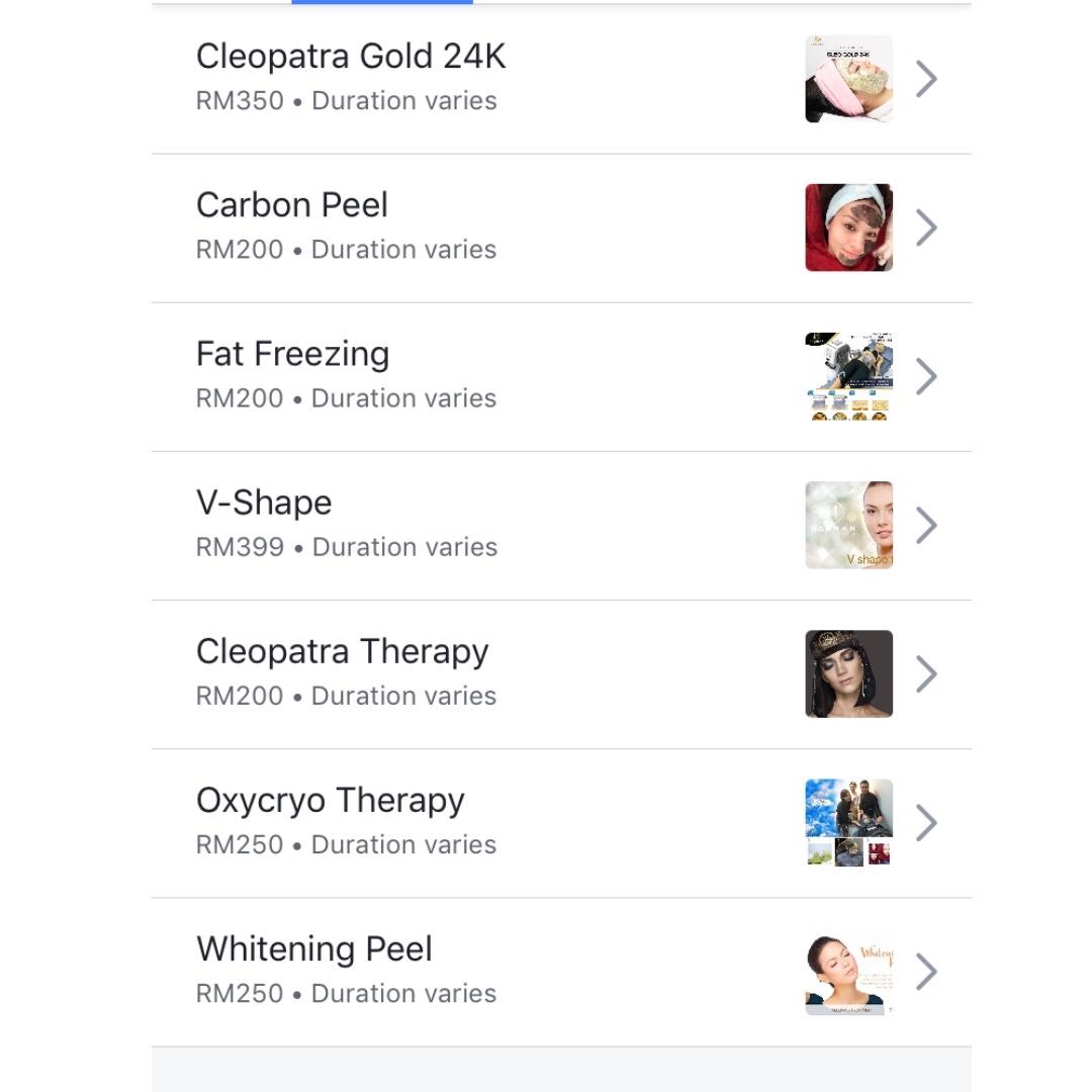 Pakej Hannan Medispa 5 Appointment Services Beauty Services On Carousell