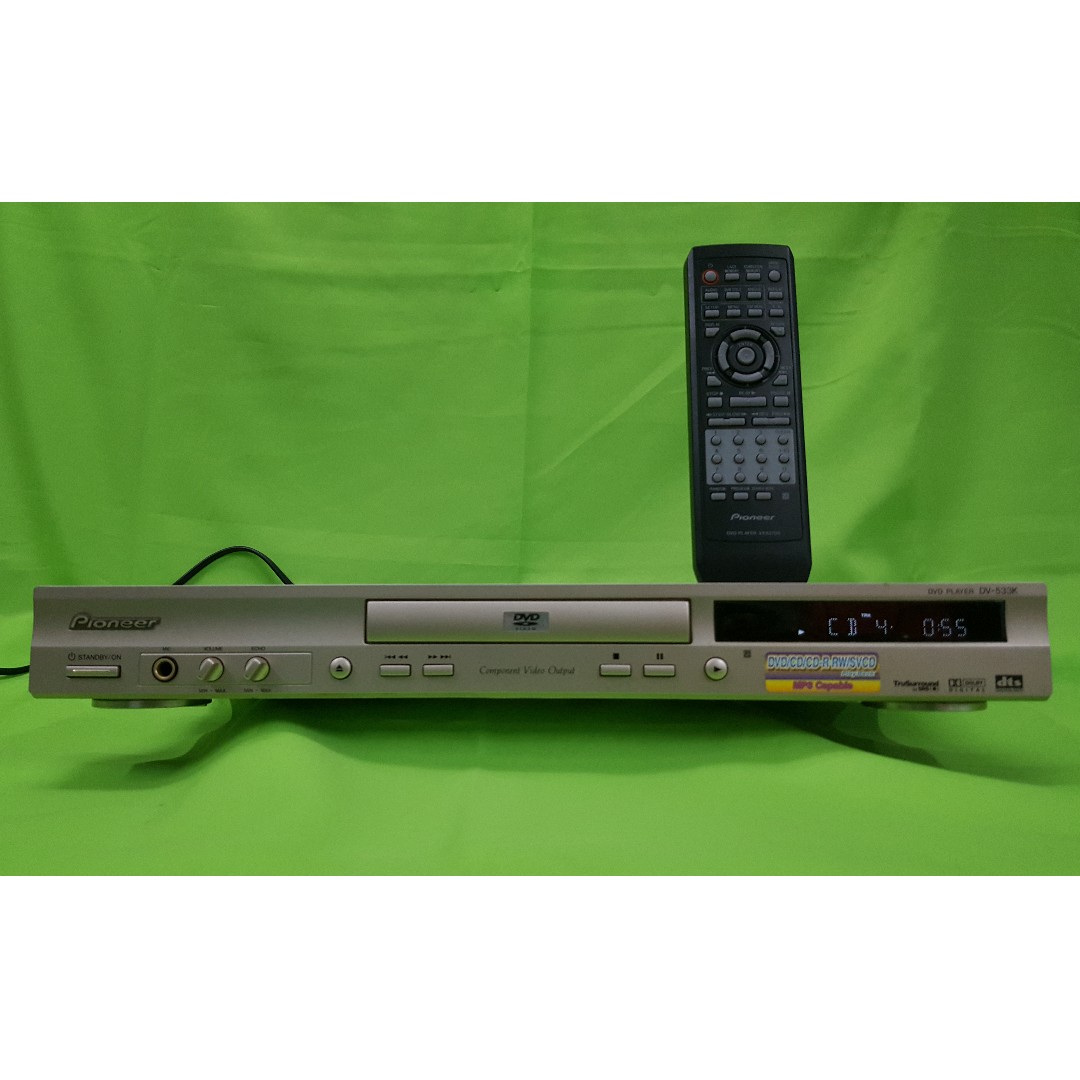 Pioneer DV533K dvd player karaoke + remote, Audio, Portable Music