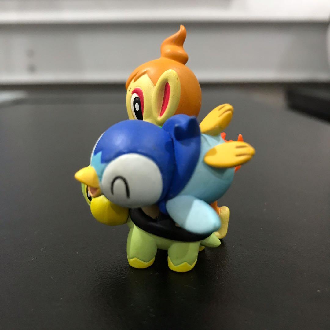 Pokemon Diamond and Pearl Sinnoh Starters Figure Chimchar Piplup Turtwig, Hobbies & Toys, Toys