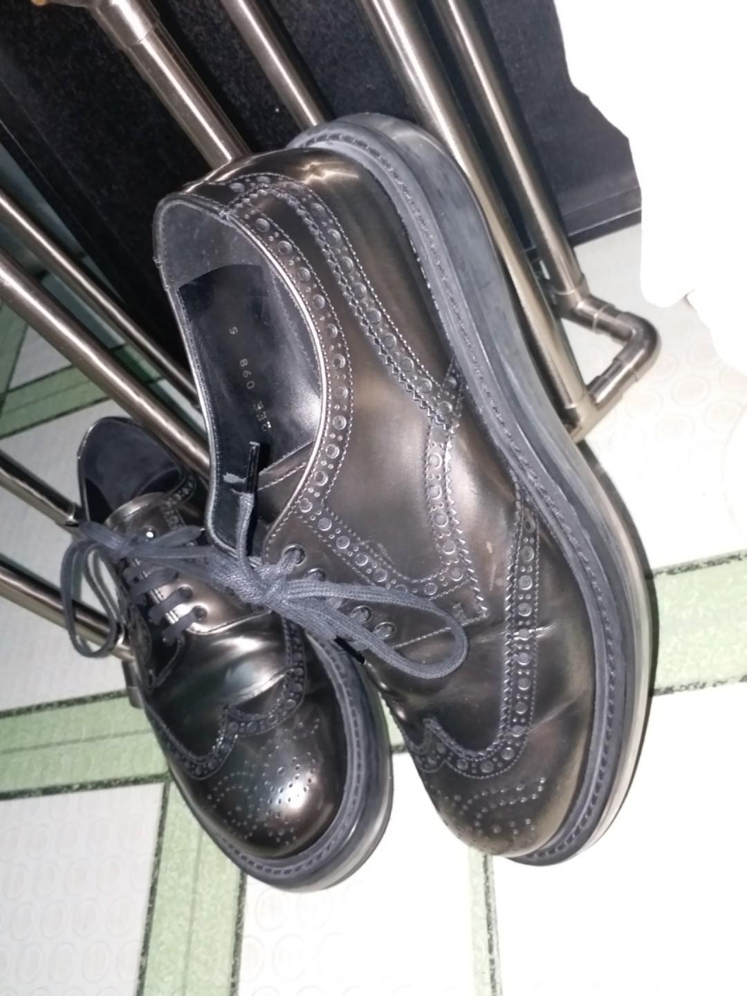 Prada Leather Derby Shoes (Air Bubble 