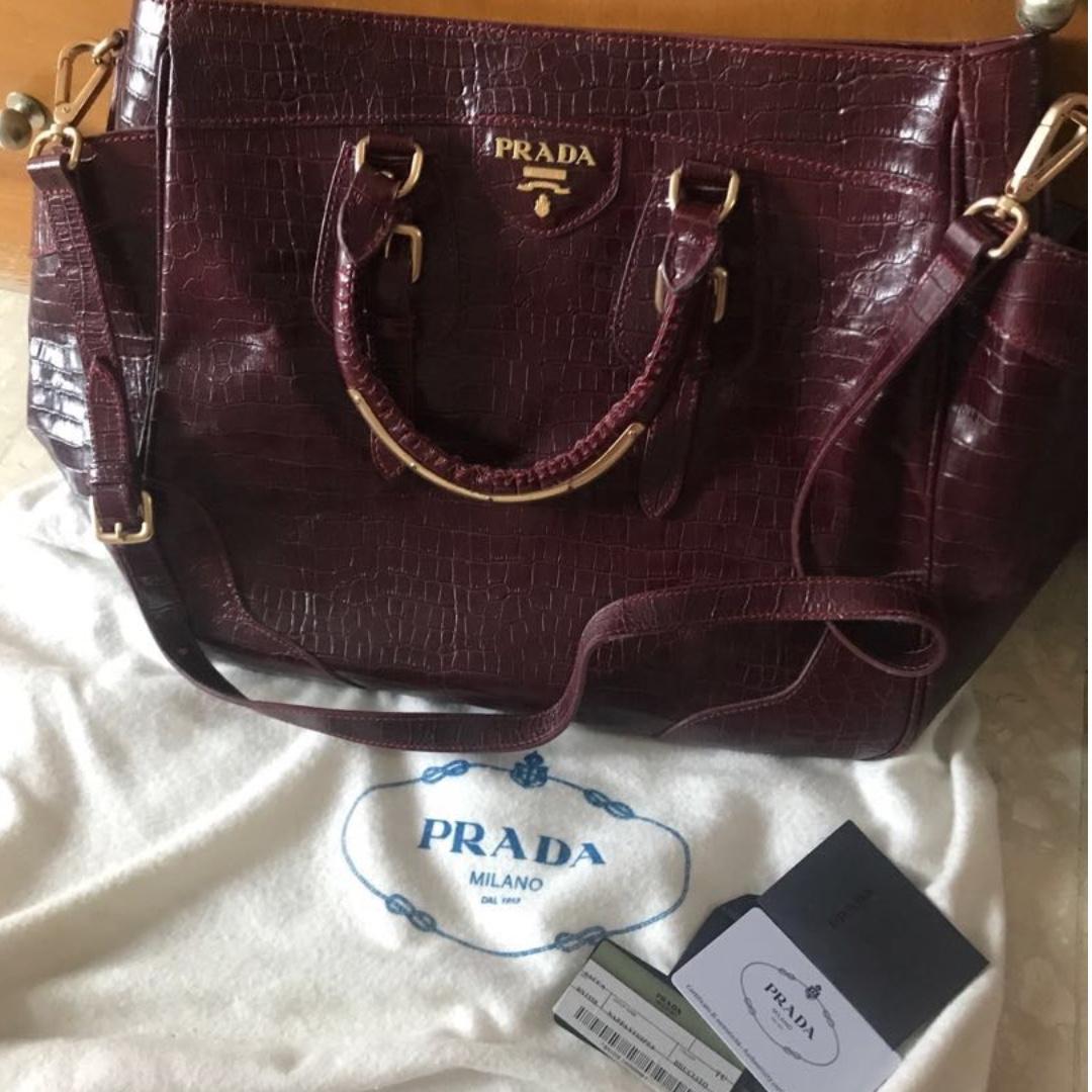 Prada limited edition bag, Luxury, Bags & Wallets on Carousell