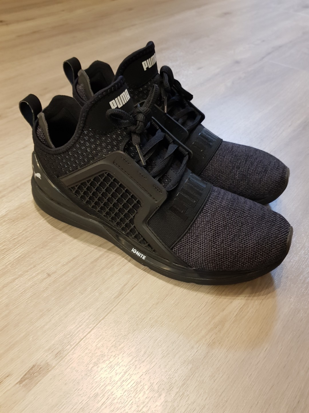 puma ignite triple black
