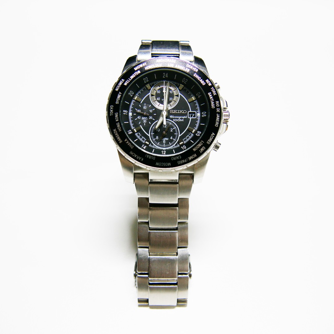 seiko time zone watch