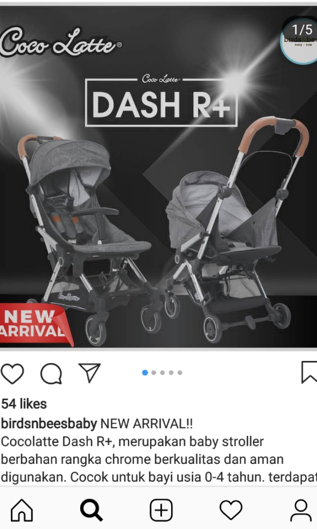 SEWA Cocolatte Dash R+ Terbaru!!!, Bayi & Anak, Kereta, Kursi Goyang &  Gendongan Bayi di Carousell