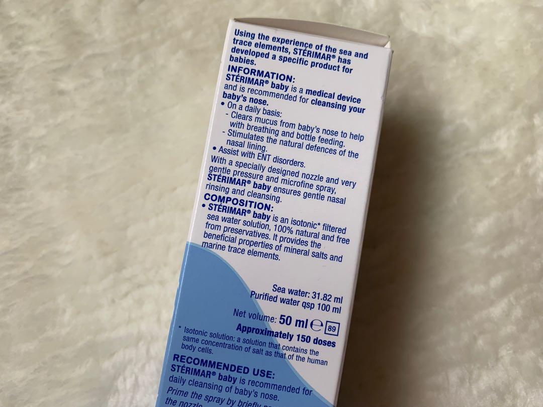 Sterimar nasal spray for baby, Babies & Kids, Nursing & Feeding