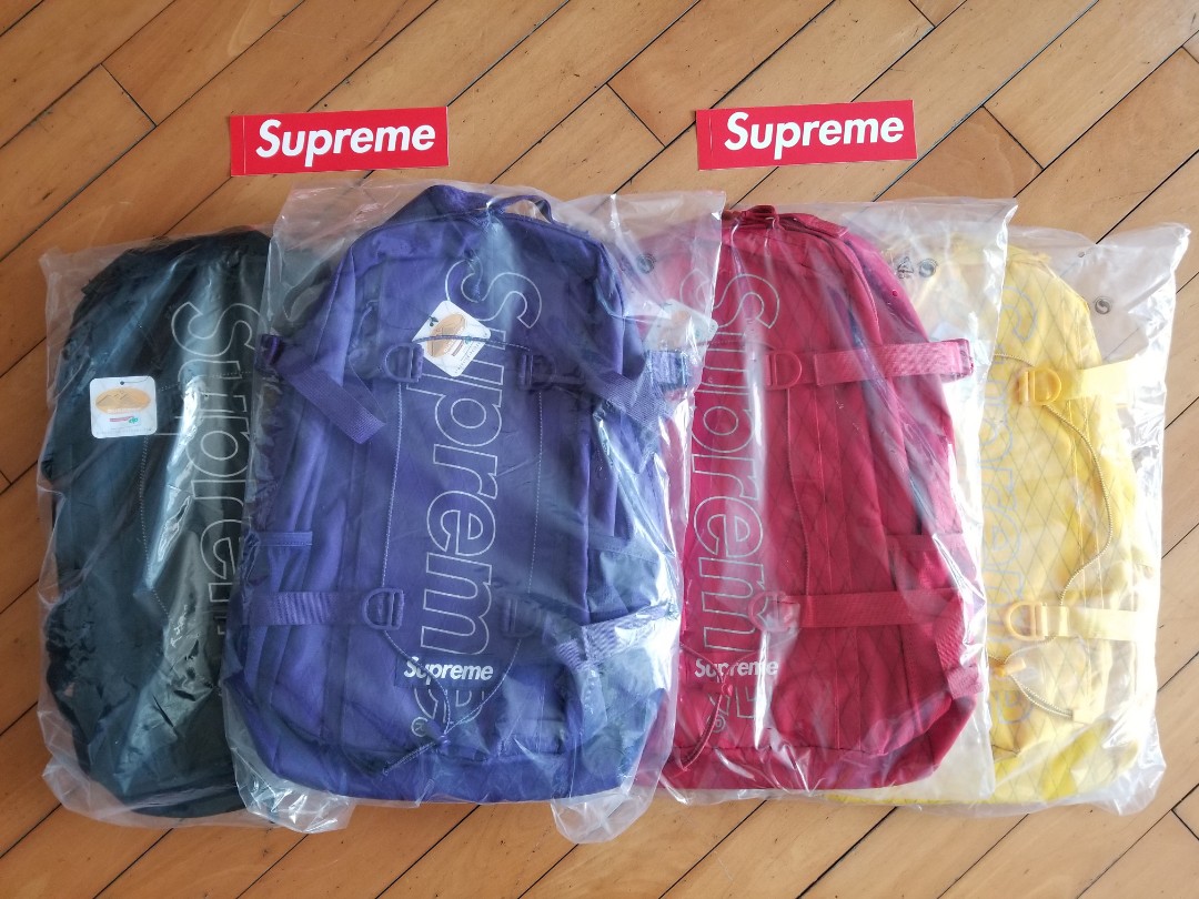 Supreme 45th backpack 2018fw, 男裝, 袋, 腰袋、手提袋、小袋- Carousell