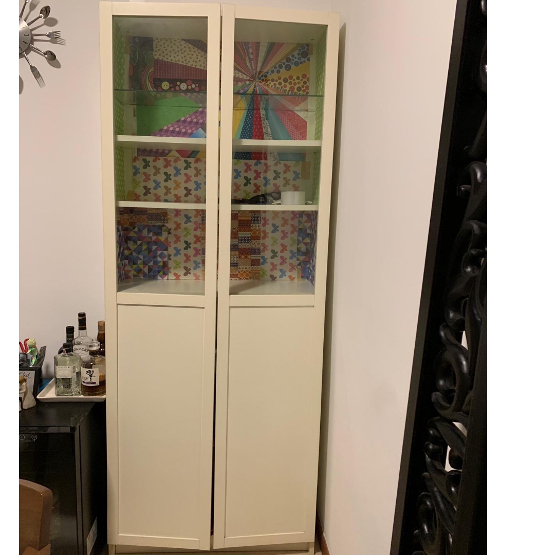 Tall Slim Cabinet Furniture Shelves Drawers On Carousell