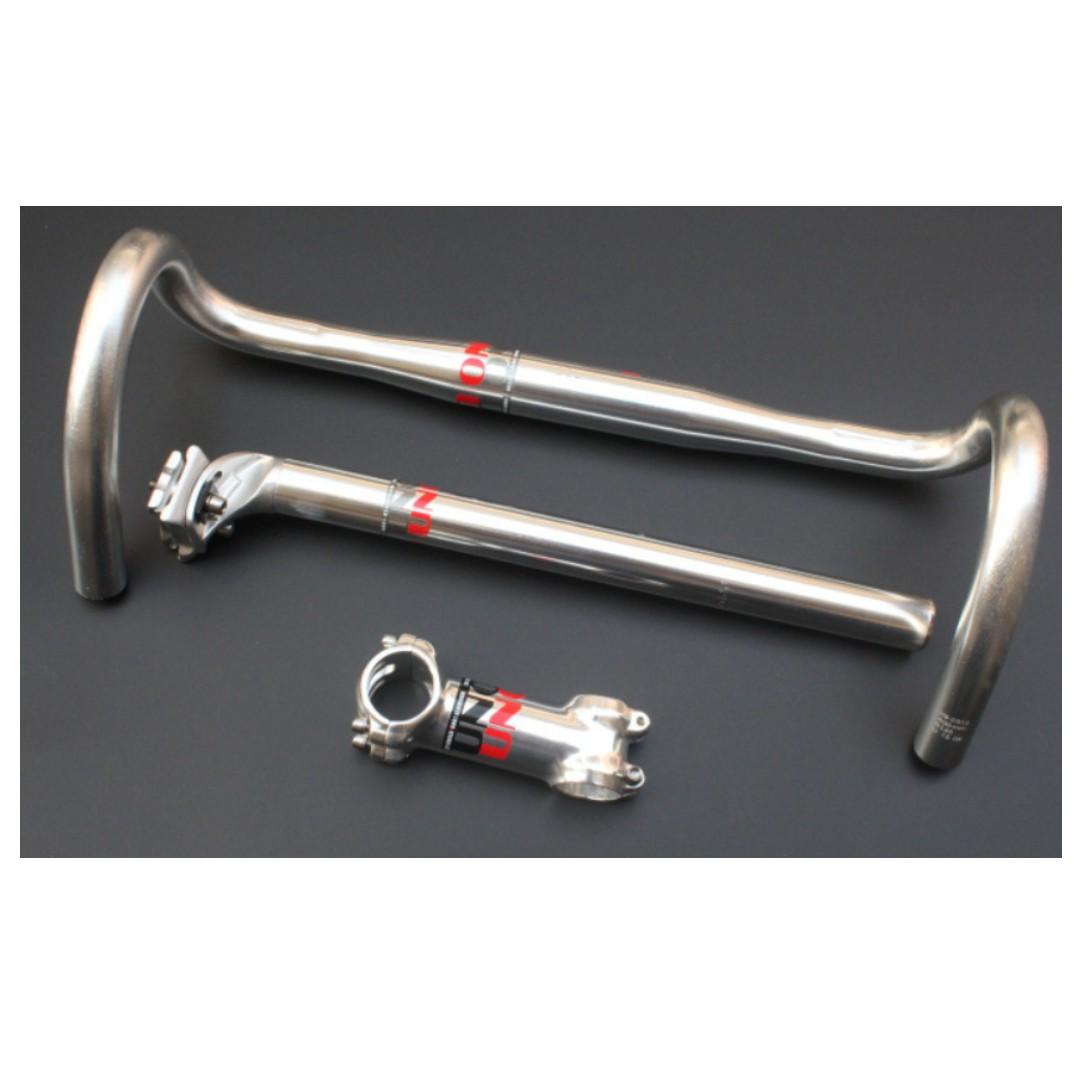 UNO Road bike Fixies Handlebar Stem Seatpost Set