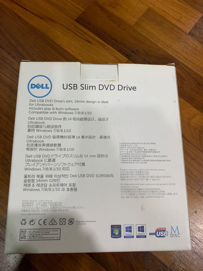 Usb Slim Dvd Drive Electronics Computer Parts Accessories On Carousell