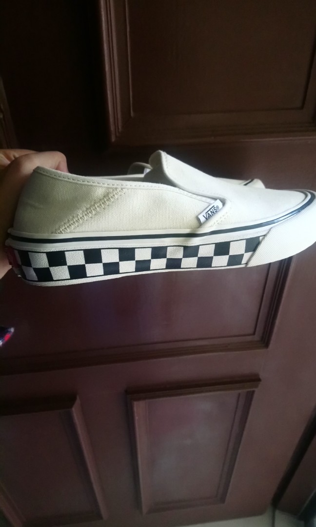 Vans Shoes Classic White Checker Slip 