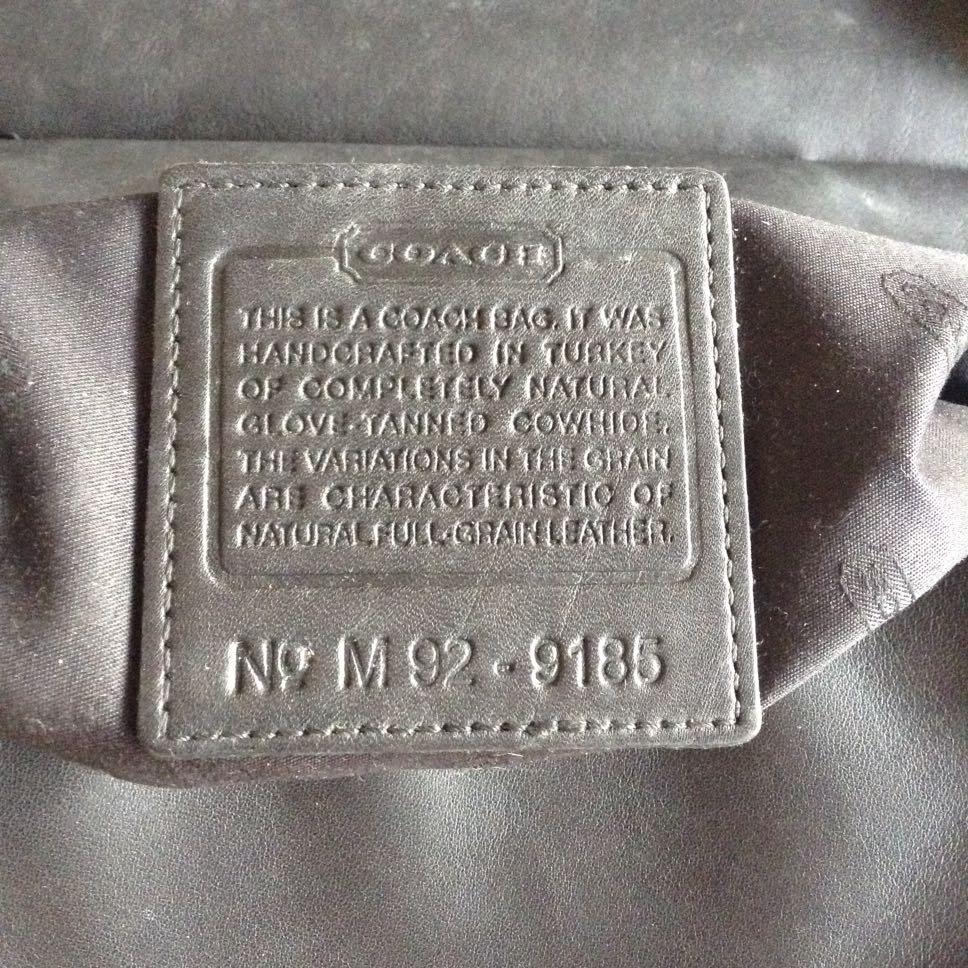 Coach purse 2025 serial number