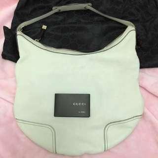 Gucci 白色牛皮肩背包 正品
