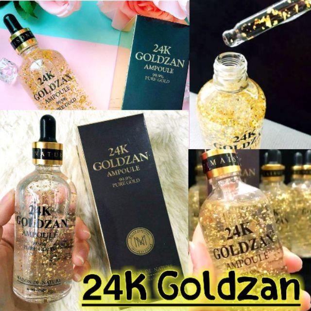 24k Goldzan Ampoule Serum 100ml, Beauty & Personal Care, Face, Face ...