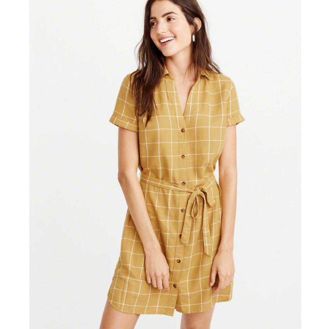 Short-sleeve shirt dress, XXS Petite 