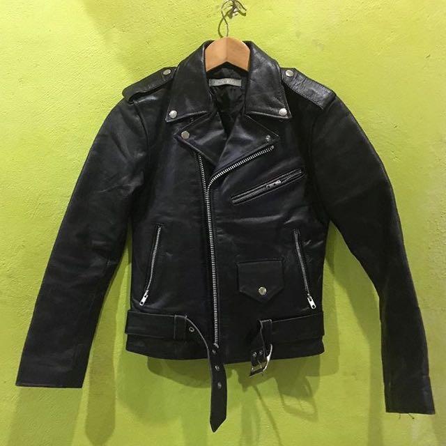 Acdc Rag Leather Jacket Men S Fashion Clothes Outerwear On Carousell