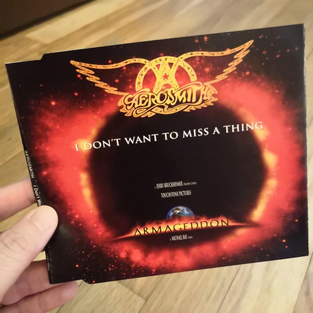 Aerosmith Single I Don T Want To Miss A Thing Music Media Cd S Dvd S Other Media On Carousell