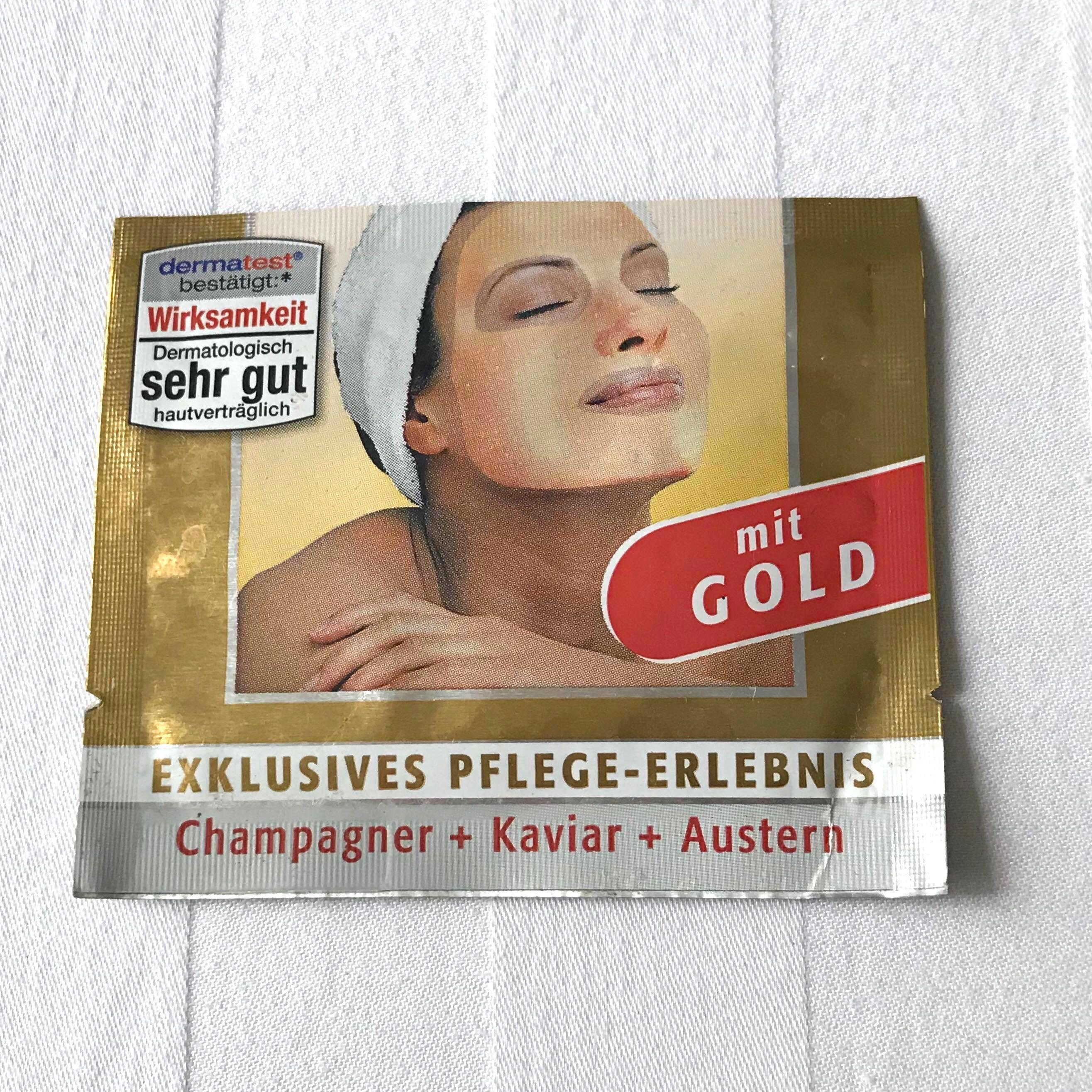 10 x 5ml Schaebens luxury moisturizing mask with gold, champagne and caviar  New