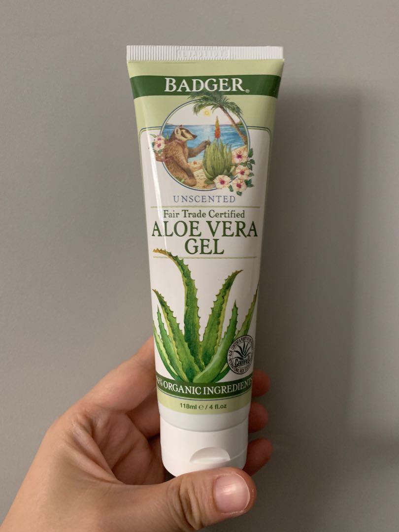 Badger Aloe Vera Gel Non Gmo Health Beauty Face Skin Care