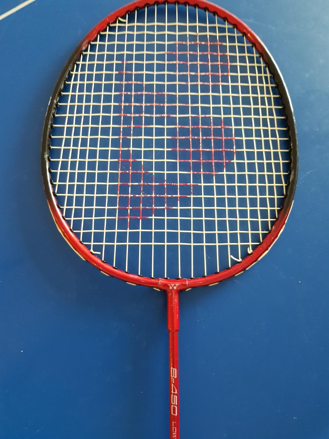 badminton racket yonex b450 low torsion steel shaft, Sports Equipment
