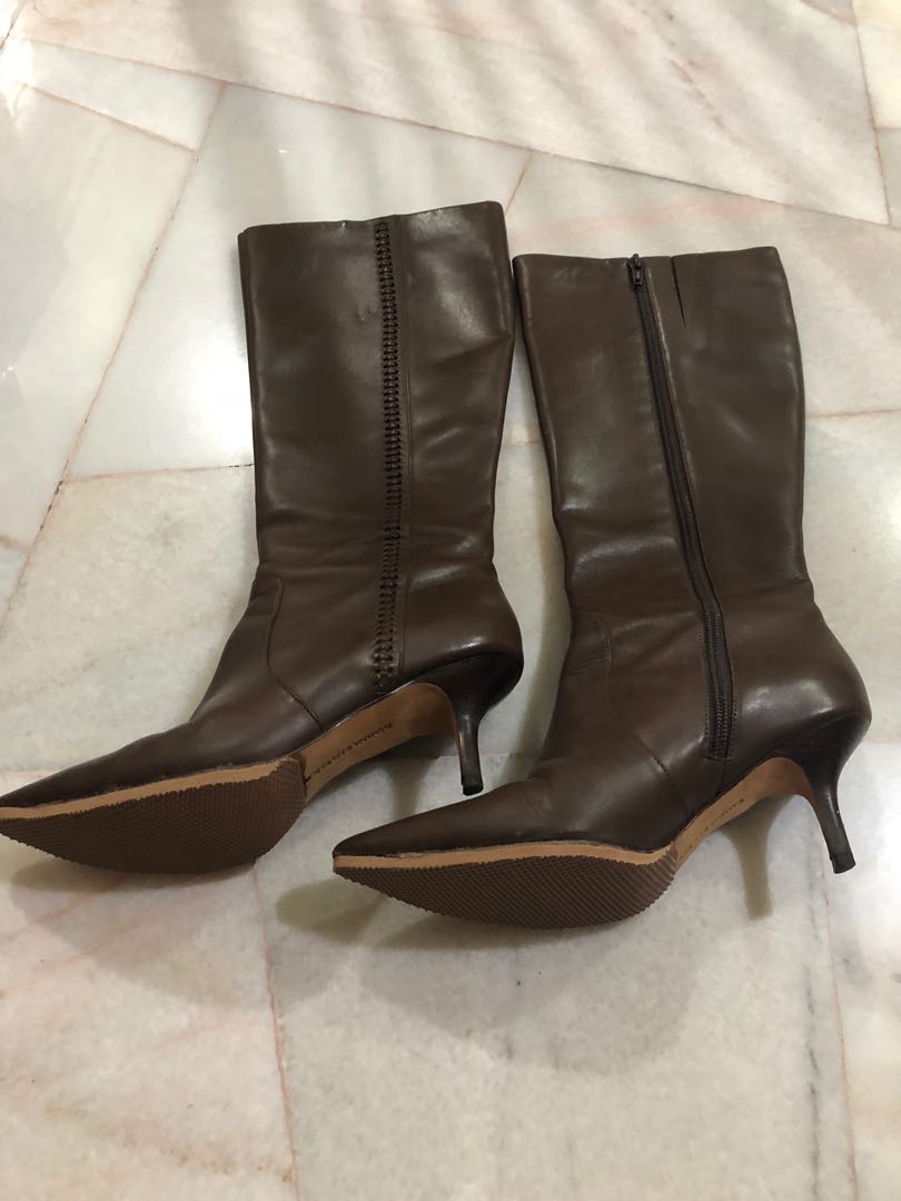 banana republic leather boots
