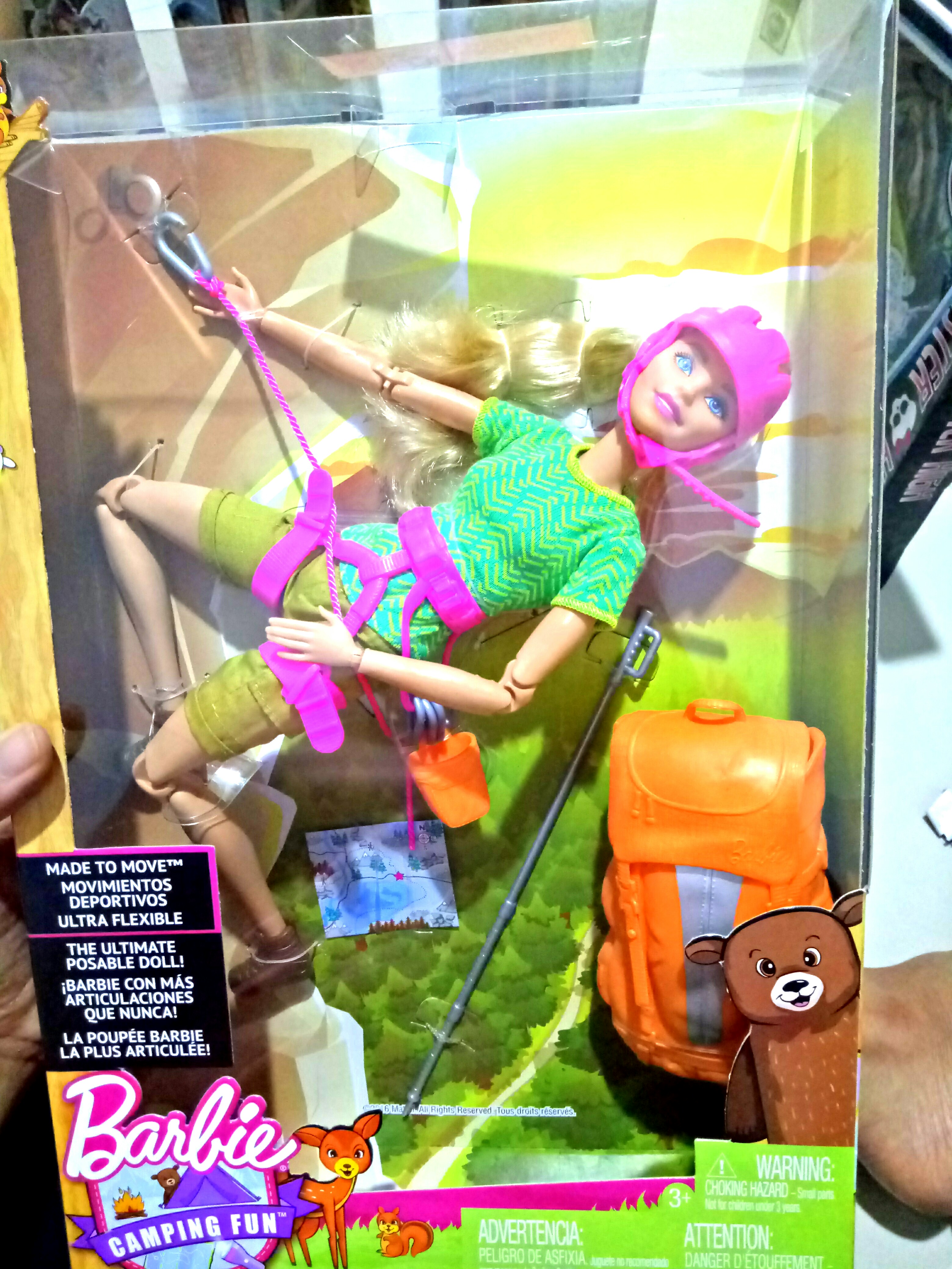 Barbie mobil sales camping